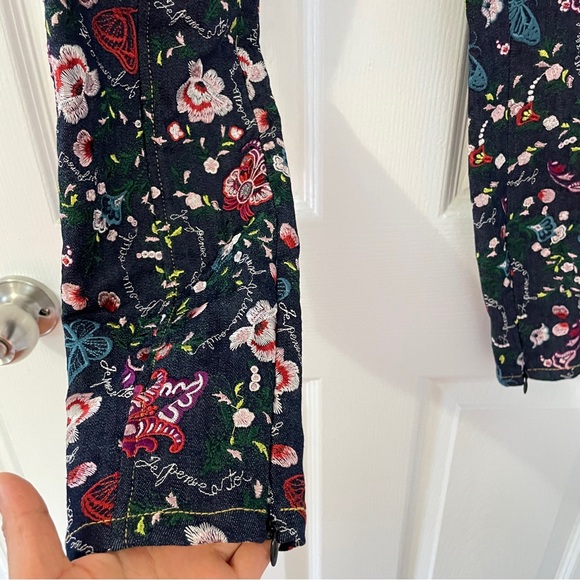 Cinq a Sept Eva Marie Embroidered Skinny Jeans bohemian - Picture 6 of 13